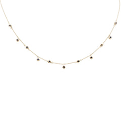 SPECIAL!.40ct G SI 14K Yellow Gold Blue Sapphire Gemstone Pendant Necklace 16+2" Long
