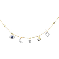 SPECIAL! .34ct G SI 14K Yellow Gold Diamond Pendant Necklace 16" +2" EXT