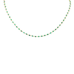 SPECIAL! 2.77ct G SI 14K Yellow Gold Emerald Gemstones Pendant Necklace 16" Long