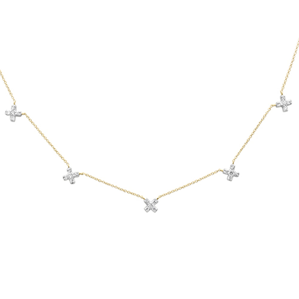 SPECIAL! .50ct G SI 14K Yellow Gold Diamond Pendant Necklace 16" +2" EXT