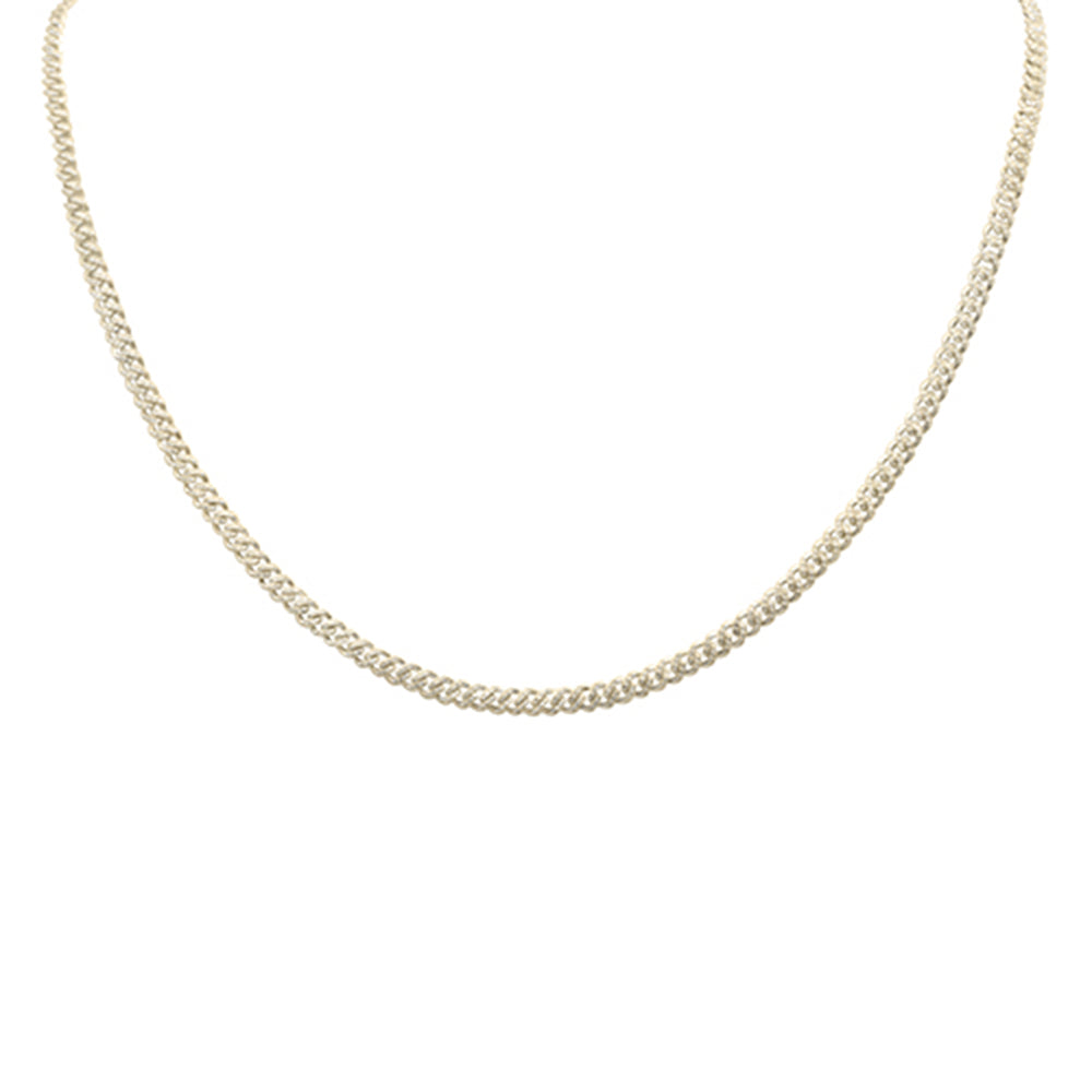 SPECIAL! 1.30ct G SI 14K Yellow Gold 3MM Diamond Cuban Necklace 12" + 4" EXT