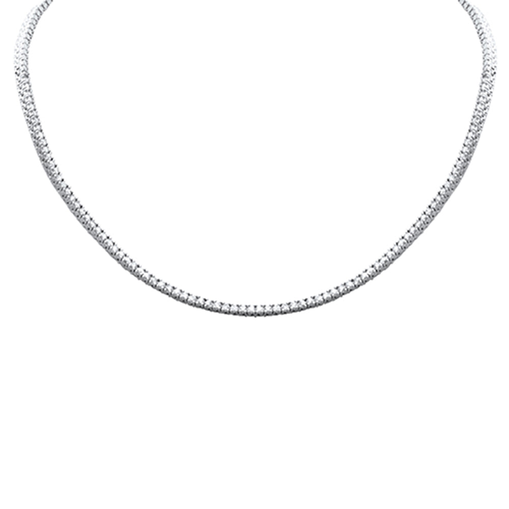SPECIAL! 1.97ct G SI 14K White Gold Diamond Tennis Necklace 14" + 2" Ext