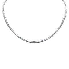 SPECIAL! 1.97ct G SI 14K White Gold Diamond Tennis Necklace 14" + 2" Ext