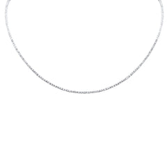 SPECIAL! 1.76ct G SI 14K White Gold Round Diamond Tennis Necklace 12+4" Ext
