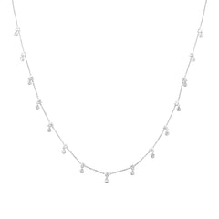 DIAMOND CLOSEOUT!  1.26ct G SI 14K White Gold Diamond Pendant Necklace 16+2" Ext