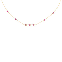 SPECIAL! 1.70ct G SI 14K Yellow Gold Ruby Gemstone Pendant Necklace 16+2" Ext