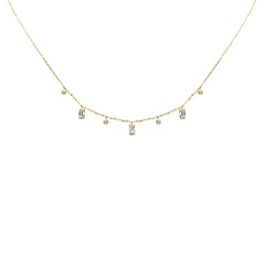 SPECIAL! .42ct G SI 14K Yellow Gold Diamond Pendant Necklace 16+2" Long
