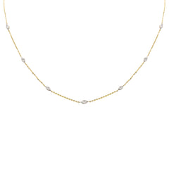 SPECIAL! .31ct G SI 14K Yellow Gold Diamond Pendant Necklace 16+2" Long