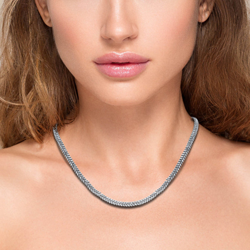 SPECIAL!5.83ct G SI 14K White Gold Marquise Diamond Leaf Style Tennis Necklace 18" Long