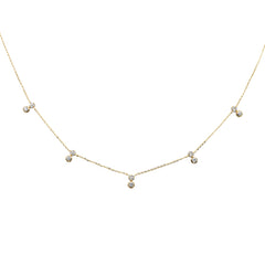 SPECIAL! .31ct G SI 14K Yellow Gold Diamond Pendant Necklace 16+2" Ext Long