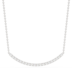 SPECIAL!.50ct G SI 14K White Gold Diamond Chain Pendant Necklace  16" Long Chain