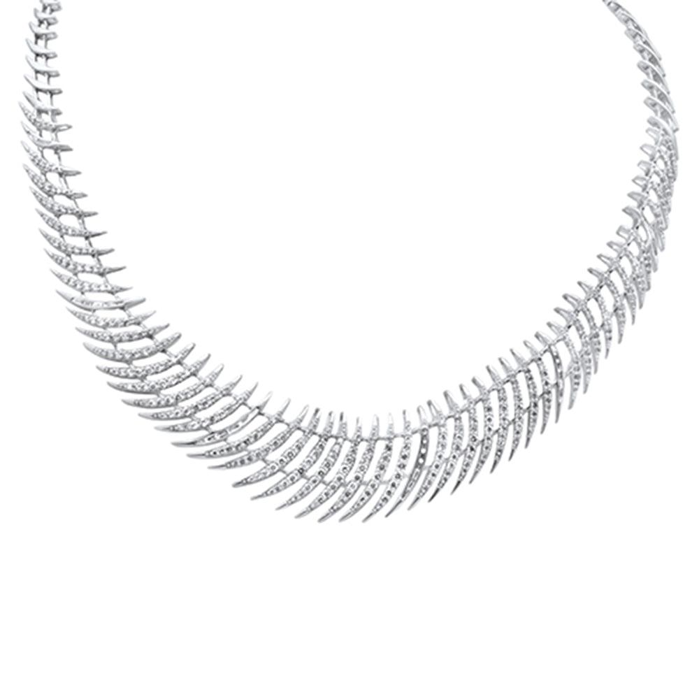 SPECIAL! 4.05ct G SI 14K White Gold Diamond Elegant Pendant Necklace 16" Long