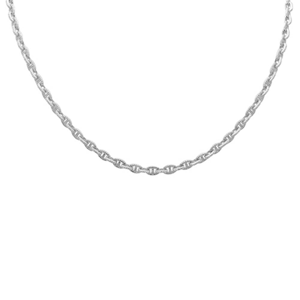 SPECIAL!2.41ct G SI 14K White Gold Diamond Elegant Link Pendant Necklace 16' Long