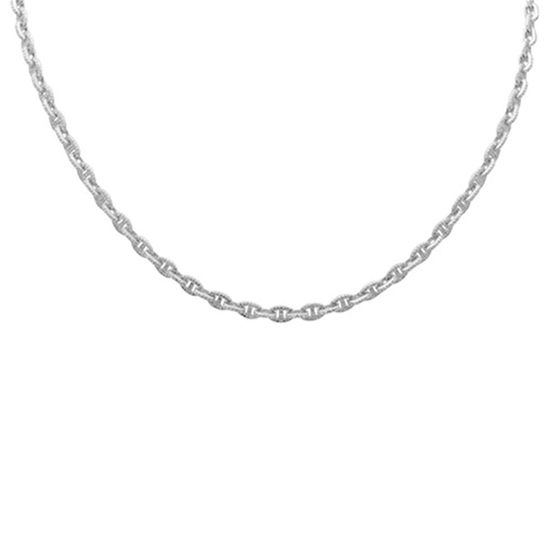 SPECIAL!2.41ct G SI 14K White Gold Diamond Elegant Link Pendant Necklace 16' Long