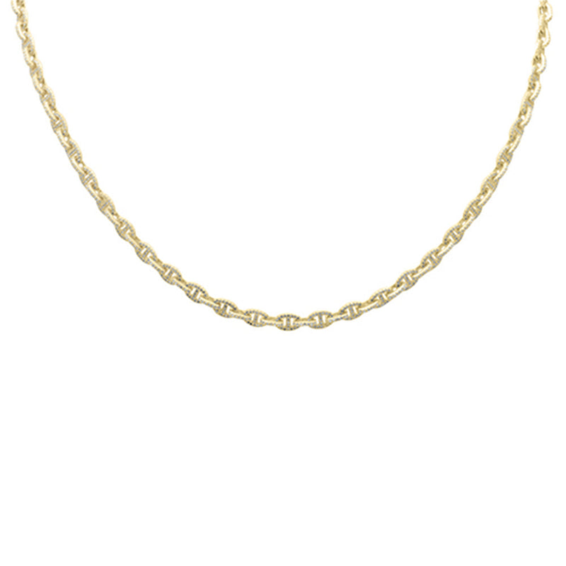 SPECIAL!2.41ct G SI 14K Yellow Gold Diamond Elegant Link Pendant Necklace 16' Long