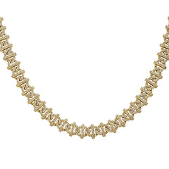 SPECIAL! 7.95ct G SI 14kt Yellow Gold 9MM Round Diamond Mariner Chain Necklace 20" Long
