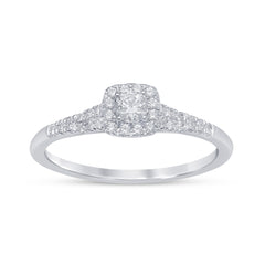 SPECIAL! .34ct G SI 14K White Gold Diamond Engagement Ring Size 6.5