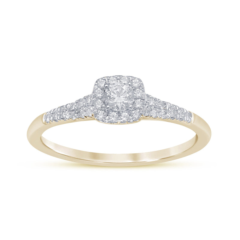SPECIAL! .34ct G SI 14K Yellow Gold Diamond Engagement Ring Size 6.5