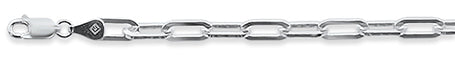 CLOSEOUT 20% OFF! 110 5.1MM Square Forzatina Chain .925  Solid Sterling Silver Sizes 7"-28" Inches NEW