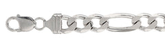 300-11MM Figaro Chain Made in Italy Available in 16"- 30" inches NEW