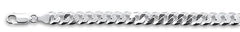 150-6MM Flat Curb Chain .925 Solid Sterling Silver Sizes 8-22" NEW