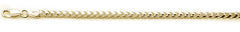CLOSEOUT 20% OFF!  100-3MM Yellow Gold Plated Oval Franco .925 Sterling Silver Chain 20-28" NEW