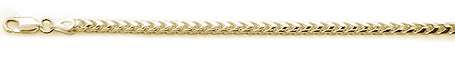 CLOSEOUT 20% OFF!  100-3MM Yellow Gold Plated Oval Franco .925 Sterling Silver Chain 20-28" NEW