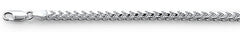 120-4MM Oval Franco .925 Sterling Silver Chain 20-28" NEW