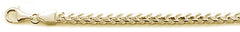 CLOSEOUT 20% OFF!  150-4.5MM Yellow Gold Plated Oval Franco .925 Sterling Silver Chain 20-28" NEW