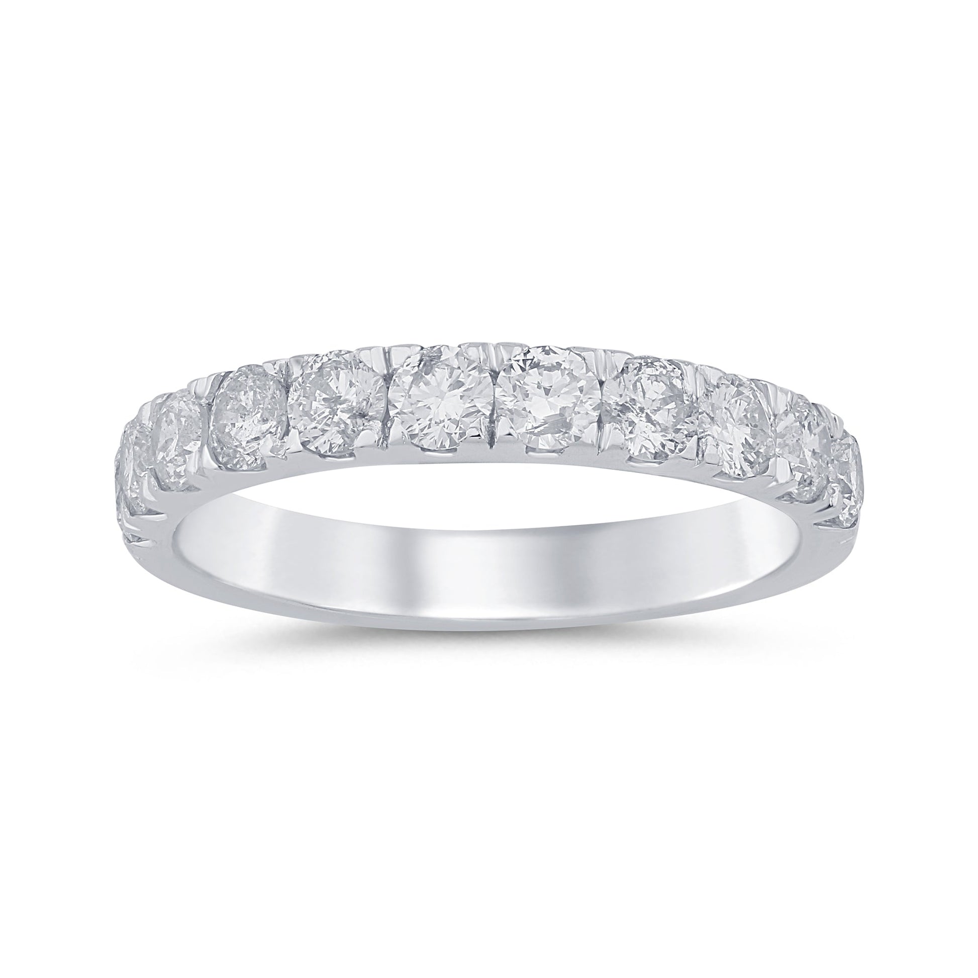 SPECIAL! 1.05ct G SI 14K White Gold Diamond Anniversary Band Ring Size 6.5
