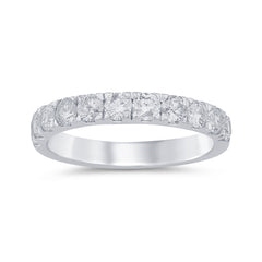 SPECIAL! 1.05ct G SI 14K White Gold Diamond Anniversary Band Ring Size 6.5