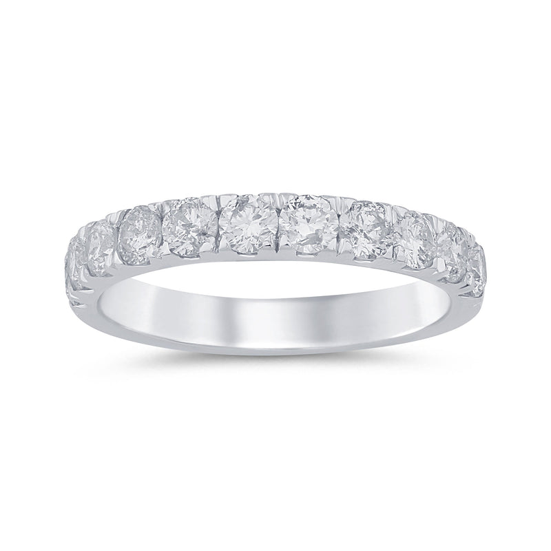 SPECIAL! 1.05ct G SI 14K White Gold Diamond Anniversary Band Ring Size 6.5