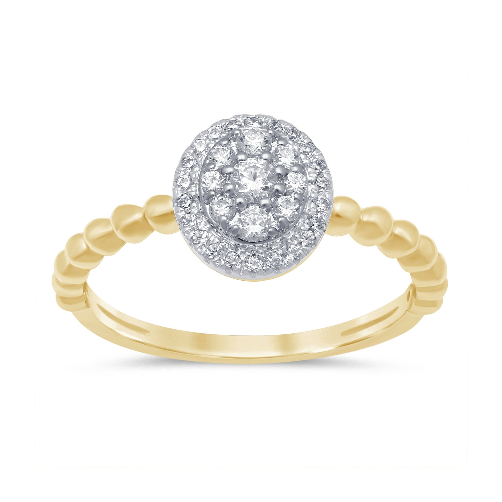 DIAMOND CLOSEOUT!  .30ct G SI 14K Yellow Gold Diamond Solitaire Ring Size 6.5