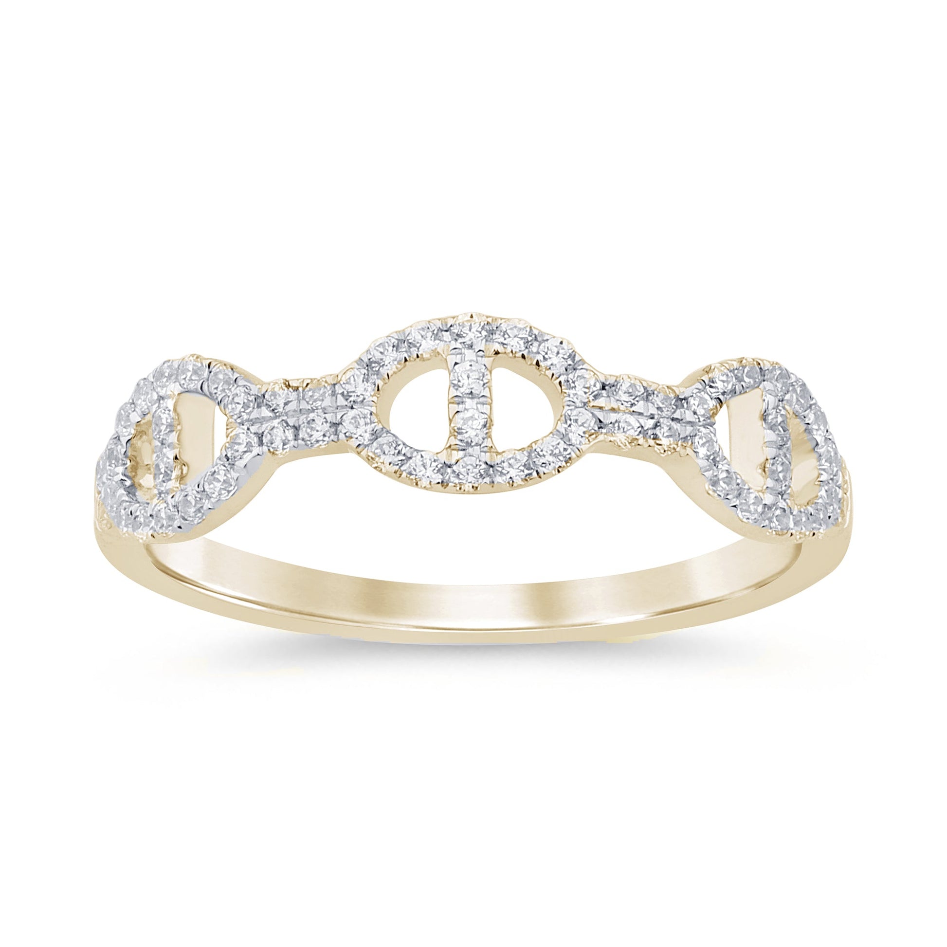 DIAMOND CLOSEOUT! .25ct G SI 14K Yellow Gold Women's Diamond Ring Band Size 6.5