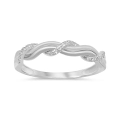 DIAMOND CLOSEOUT! .10ct 14k White Gold Diamond Ring Size 6.5