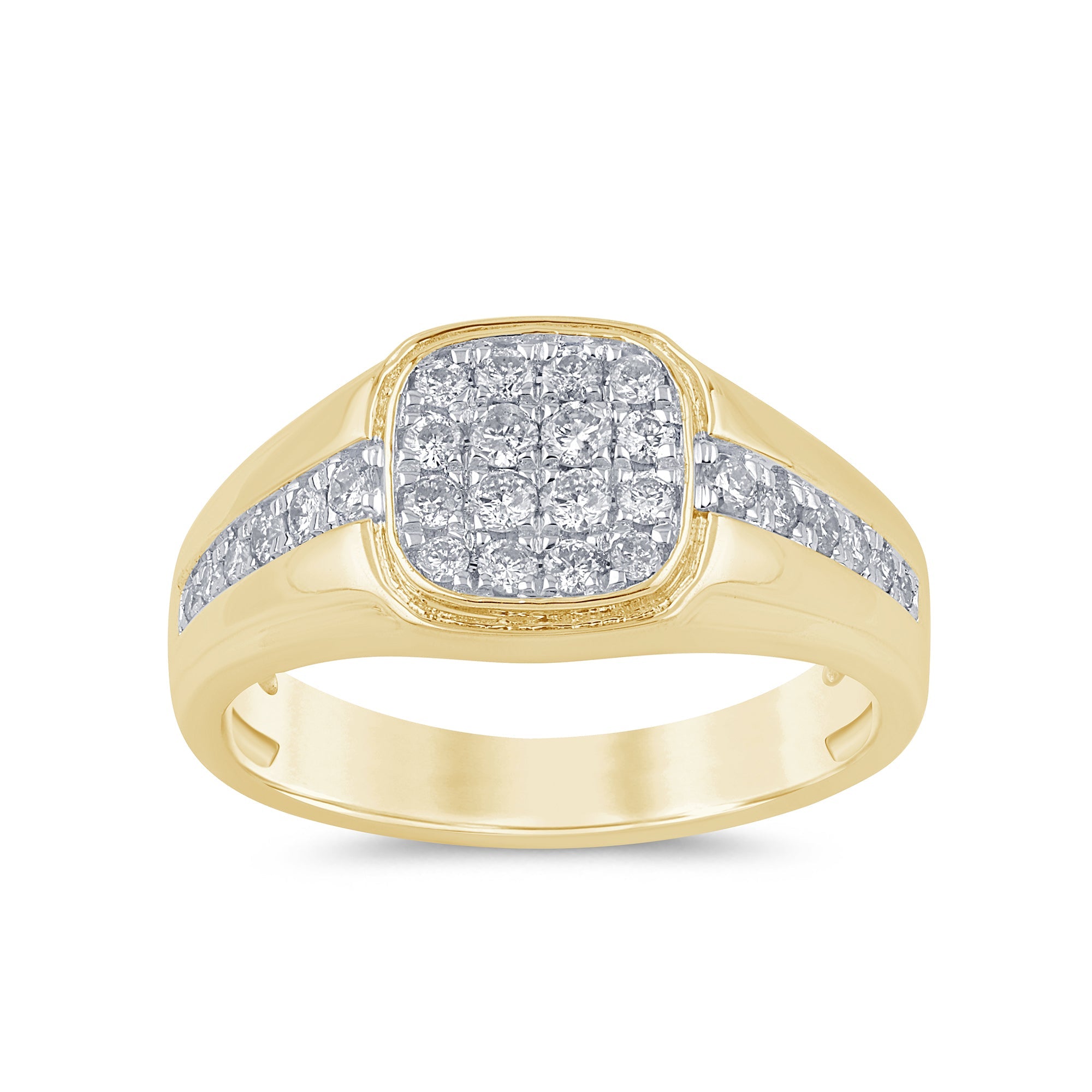SPECIAL!.65ct G SI 14K Yellow Gold Diamond Men's Band Ring Size 10