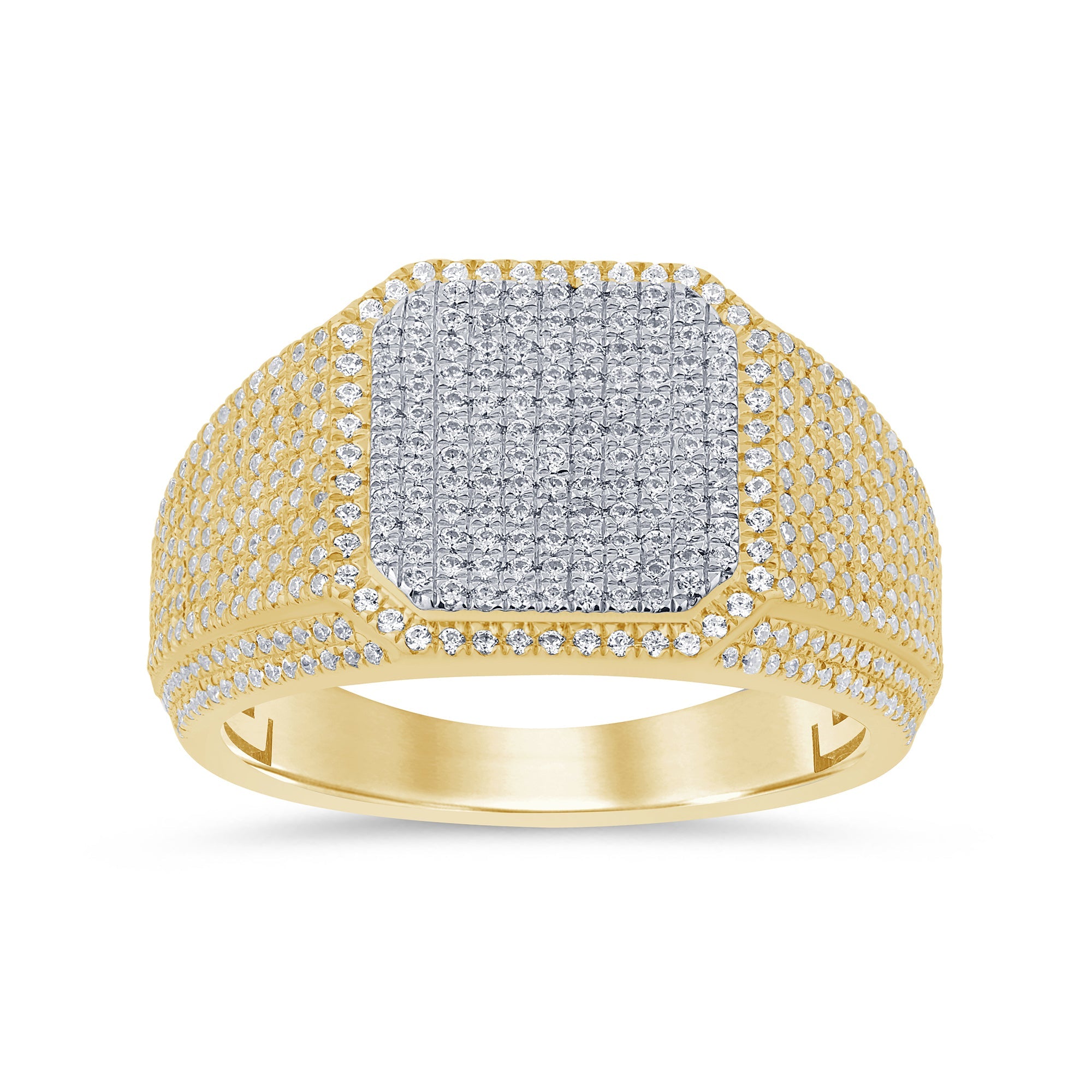 SPECIAL! .86ct G SI 14K Yellow Gold Men's Diamond Ring Band