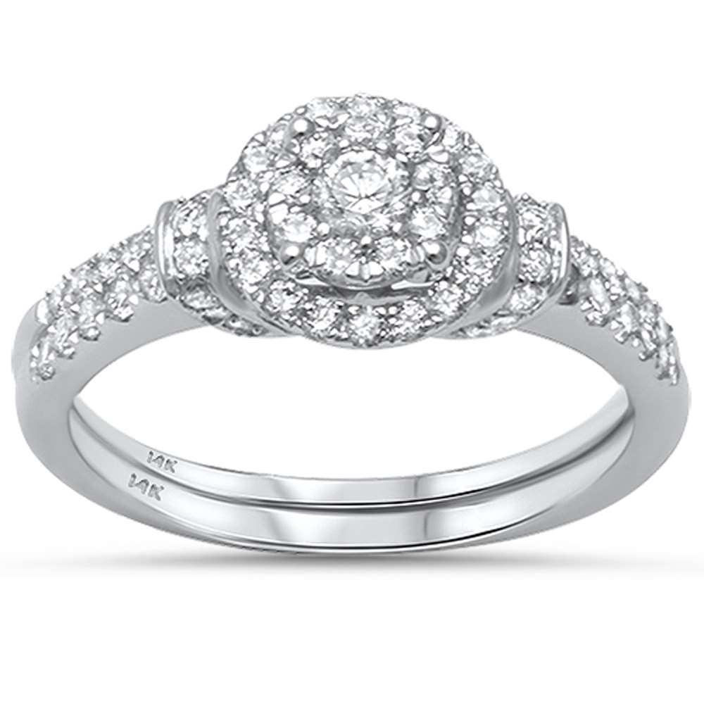 DIAMOND CLOSEOUT!  .80ct G SI 14kt White Gold Round Engagement Solitaire Diamond Ring Size 6.5