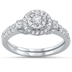 DIAMOND CLOSEOUT!  .80ct G SI 14kt White Gold Round Engagement Solitaire Diamond Ring Size 6.5