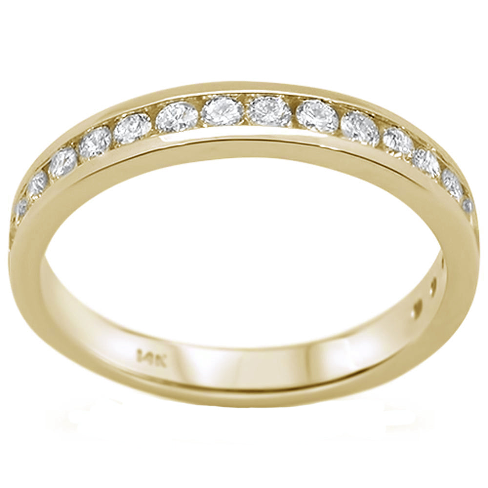 SPECIAL!.50ct 14kt Yellow Gold Diamond Band Ring Size 6.5