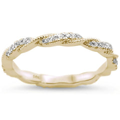 DIAMOND CLOSEOUT! .26cts 14k Yellow Gold Diamond Ring Size 6.5