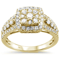 DIAMOND CLOSEOUT! 1.07ct 14k Yellow Gold Engagement Diamond Ring Size 6.5