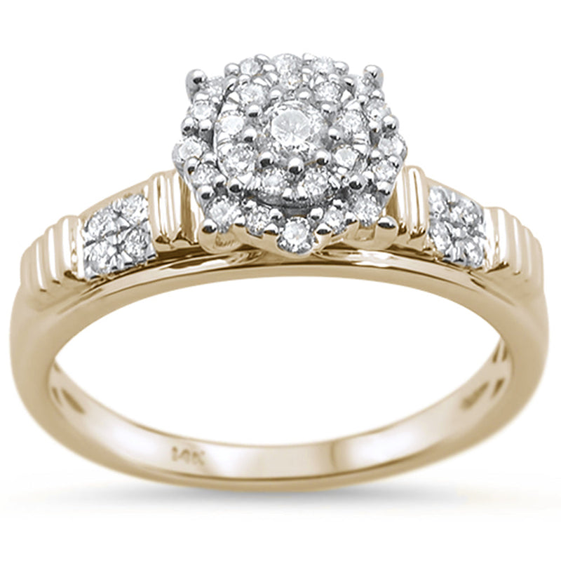 SPECIAL! .40ct 14KT Yellow Gold Round Diamond Solitaire Ring Size 6.5