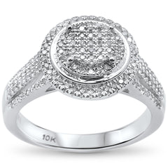 DIAMOND CLOSEOUT!  .37ct 10k White Gold Diamond Ring Size 6.5