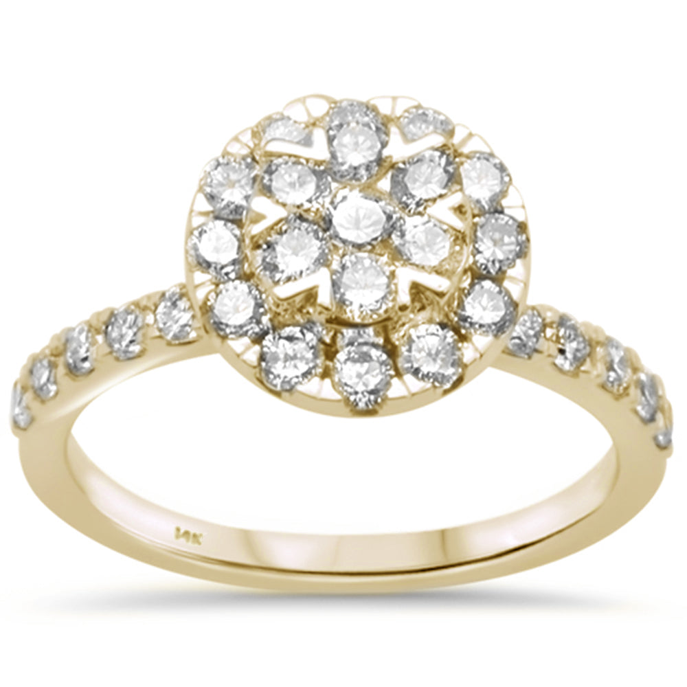 DIAMOND CLOSEOUT! 1.03ct 14kt Yellow Gold Diamond Solitaire Ring Size 6.5