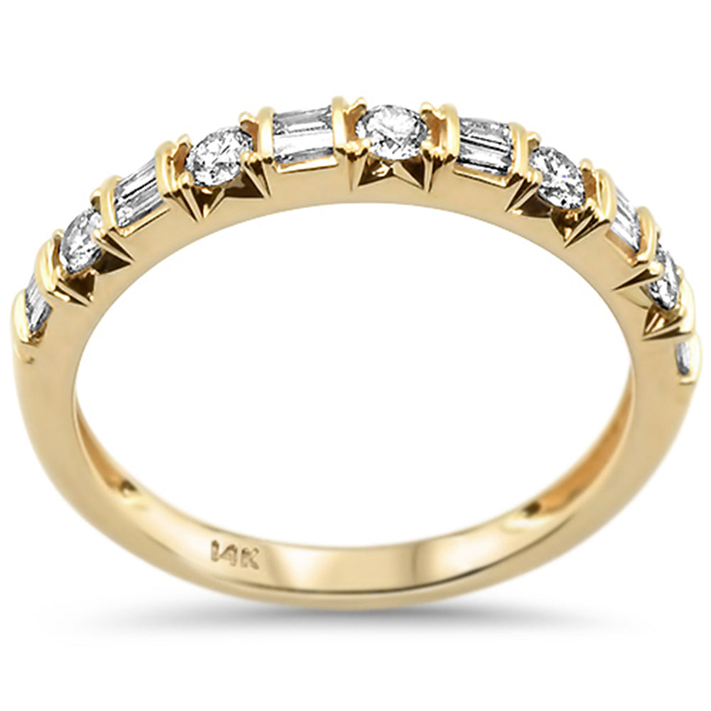 DIAMOND CLOSEOUT! .33ct 14k Yellow Gold Diamond Engagement Wedding Band Ring Size 6.5