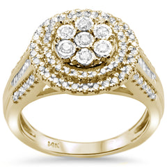 DIAMOND CLOSEOUT!  .73ct 14k Yellow Gold Round Diamond Engagement Ring Size 6.5