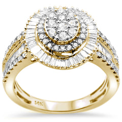 DIAMOND CLOSEOUT! 1.0ct 14k Yellow Gold Oval Shape Diamond Engagement Ring Size 6.5