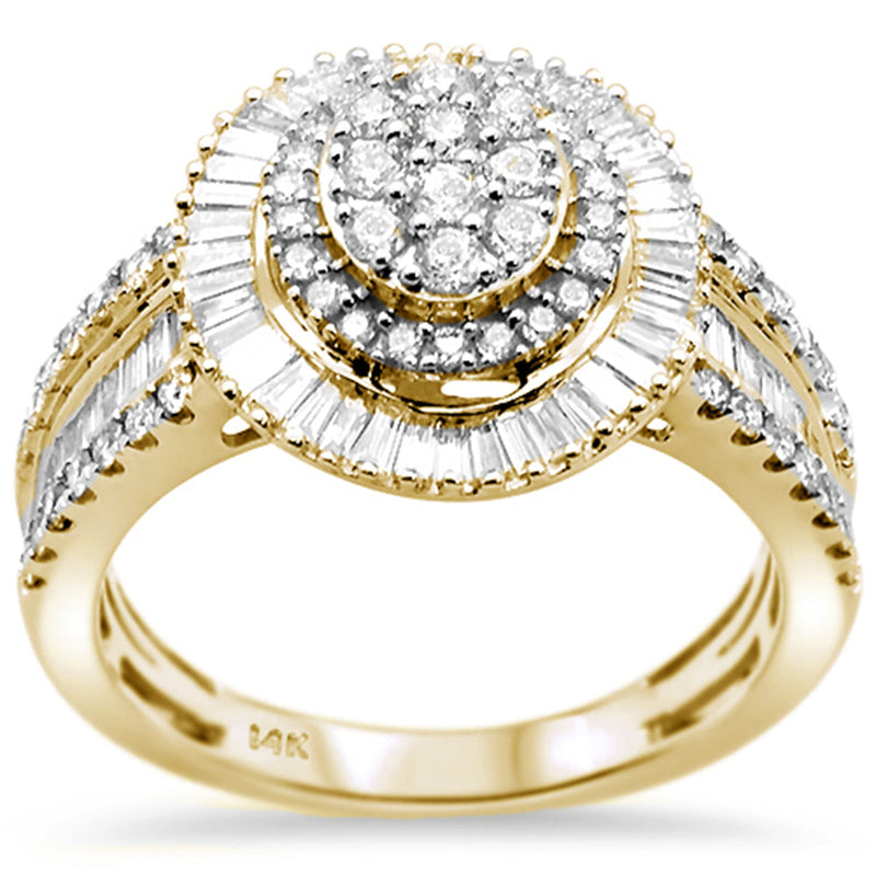 DIAMOND CLOSEOUT! 1.0ct 14k Yellow Gold Oval Shape Diamond Engagement Ring Size 6.5