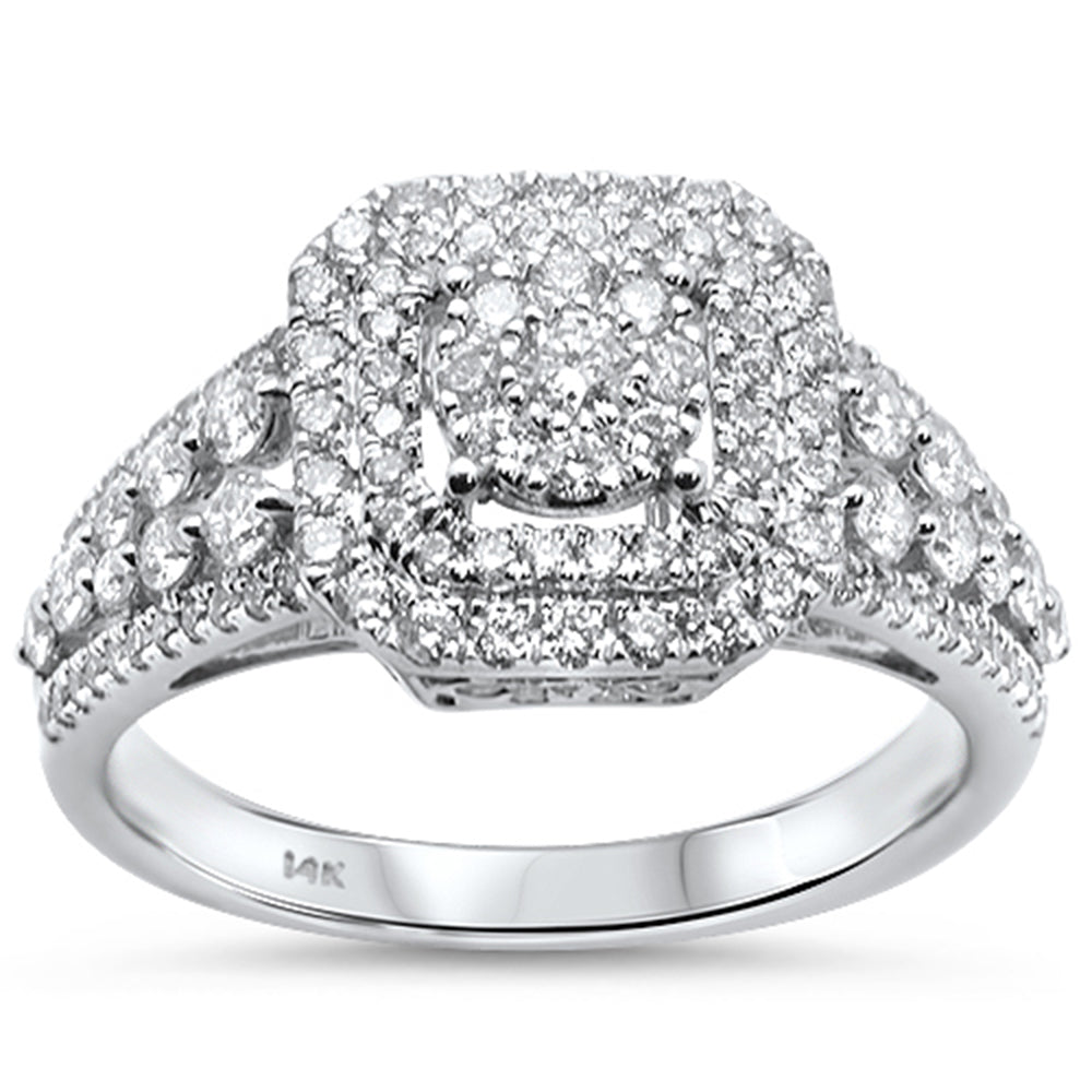DIAMOND CLOSEOUT!  .82ct 14K White Gold Diamond Engagement Ring Size 6.5